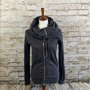 All Saints Men’s ZIP Funnel Hoodie